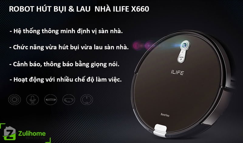 ILIFE X660 1 ILIFE X660 | Tích hợp nhiều công nghệ hiện đại