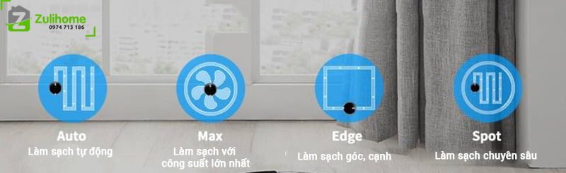 ILIFE X750 9 ILIFE X750 | Chế độ làm sạch đa dạng