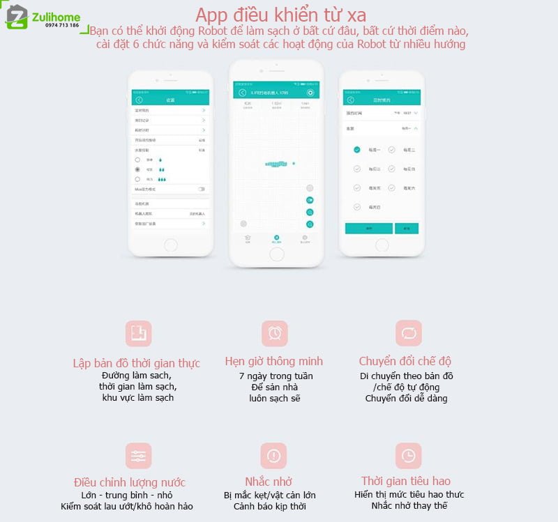 ILIFE X785 6 ILIFE X785 | Kiểm soát và điều khiển từ xa qua app