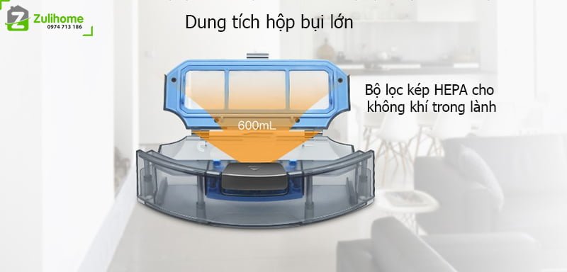 ILIFE X785 9 ILIFE X785 | Hộp lọc bụi kép làm sạch tối ưu