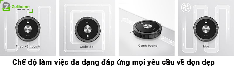 ILIFE X800 (A9S) 10 ILIFE X800 | Chế độ làm sạch đa dạng