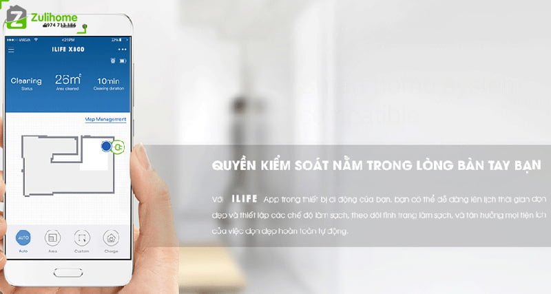 ILIFE X800 (A9S) 7 ILIFE X800 | Kiểm soát từ xa bằng App
