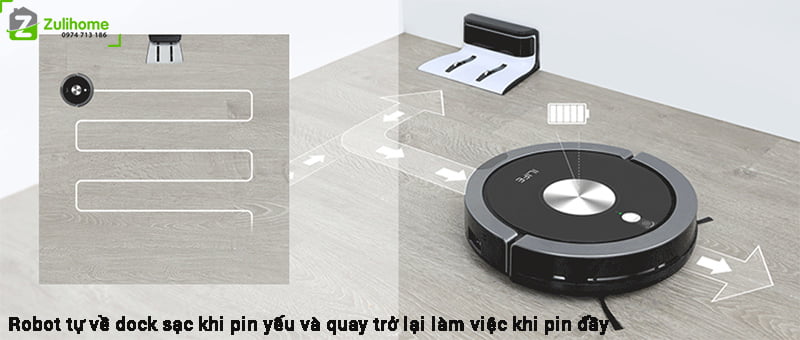 ILIFE X800 (A9S) 11 ILIFE X800 | Tự động quay về sạc khi pin yếu