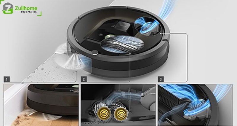 Irobot Roomba 960 1 Irobot Roomba 960 | Hệ thống làm sạch ba giai đoạn