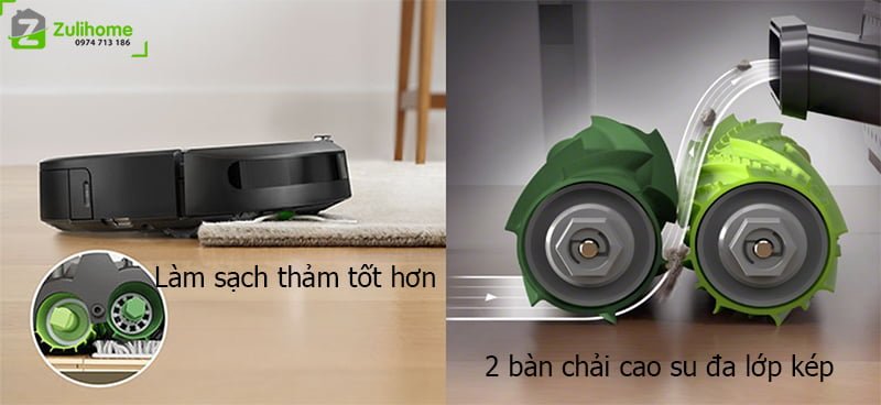 iRobot Roomba E5 3 Irobot Roomba E5 | Bàn chải đa lớp