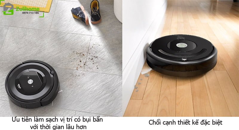 iRobot Roomba E5 5 Irobot Roomba E5 | Công nghệ phát hiện bụi bẩn