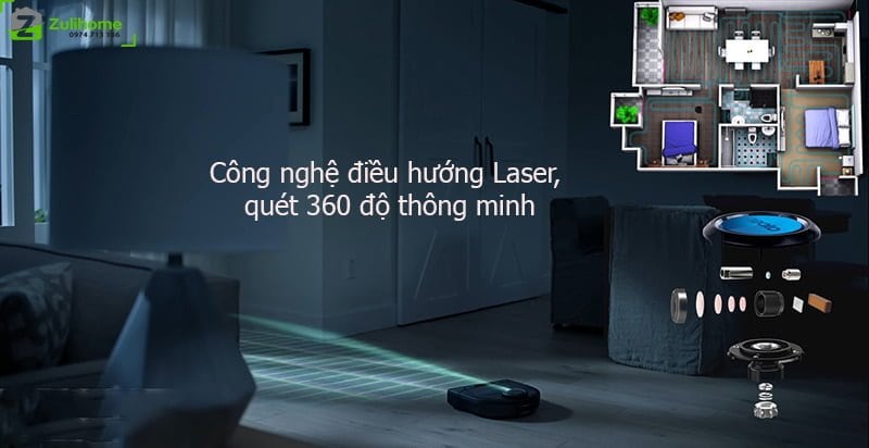 Neato Botvac D3 Connected - Chính Hãng 3 Neato Botvac D3 Connected | Hệ thống điều hướng laser thông minh