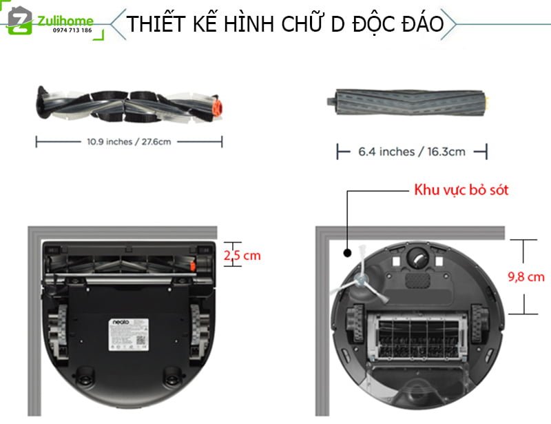Neato Botvac D3 Connected - Chính Hãng 2 Neato Botvac D3 Connected | Thiết kế độc đáo