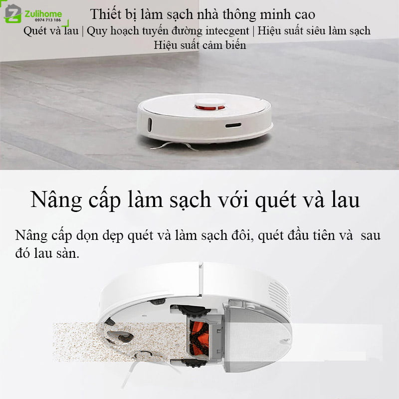 hệ thống làm sạch của Xiaomi Roborock S50 hệ thống làm sạch của Xiaomi Roborock S50