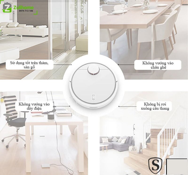 Robot Xiaomi Vacuum Gen 1 - Model 2018 2 Xiaomi Mi Vacuum có công nghệ cảm biến hiện đại