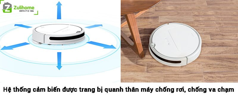 Xiaomi Xiaowa C10 - Model 2019 5 Xiaomi Xiaowa C10 với hệ thống cảm biến quanh thân máy