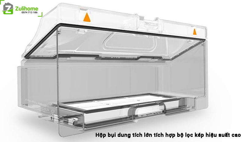 Xiaomi Xiaowa C10 - Model 2019 4 Xiaomi Xiaowa C10 được trang bị hộp bụi dung tích lớn