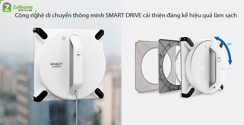 Ecovacs Winbot W950 3 robot lau kinh ecovacs winbot 950 zulihome 12