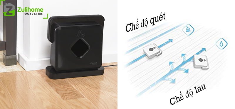 iRobot Braava 380T 4 Irobot Braava 380T | Hai chế độ lau thông minh