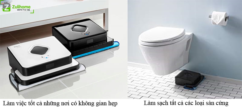 iRobot Braava 380T 3 Irobot Braava 380T | Làm sạch tất cả các loại sàn cứng