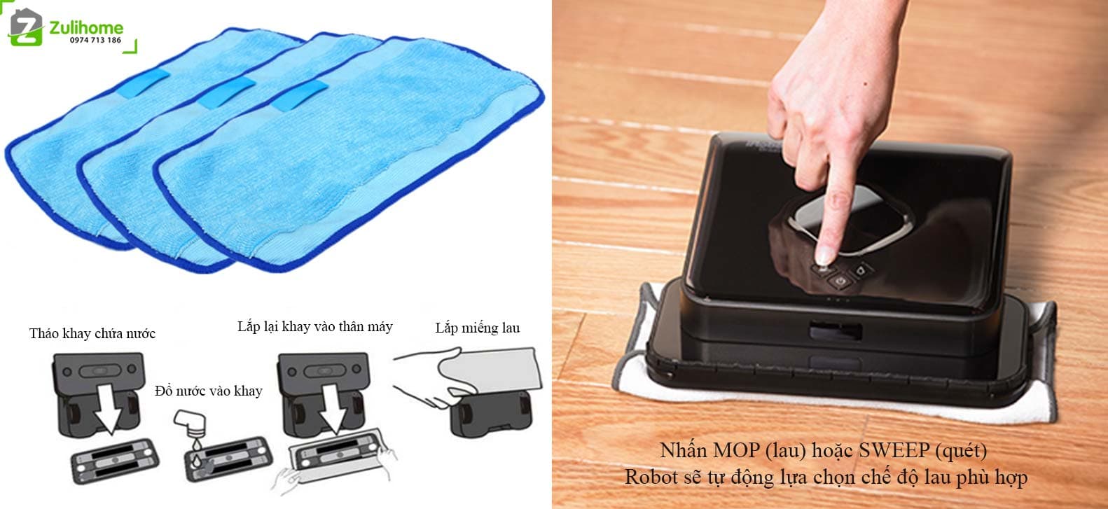 iRobot Braava 380T 8 Irobot Braava 380T | Sử dụng đơn giản