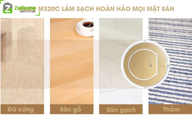 Haier M320C 6 Haier M320C | Làm sạch hoàn hảo mọi mặt sàn