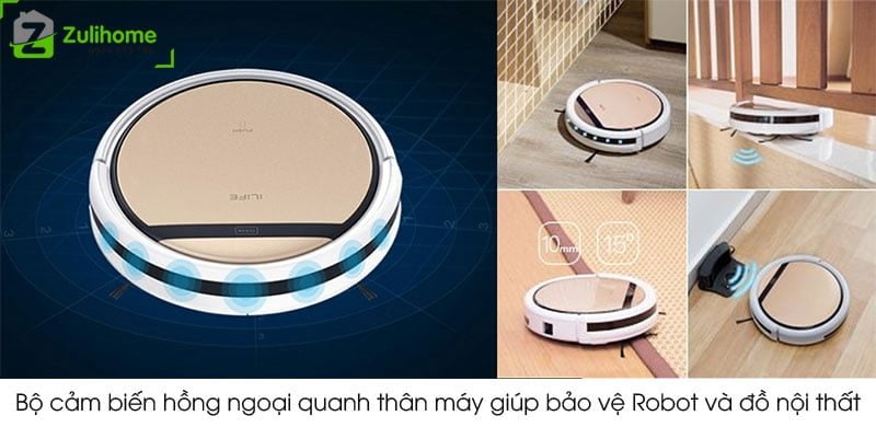 ILIFE V5S PRO 5 ILIFE V5S PRO | Công nghệ cảm biến nâng cao