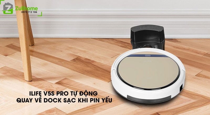 ILIFE V5S PRO 7 ILIFE V5S PRO | Tự động quay về sạc khi pin yếu