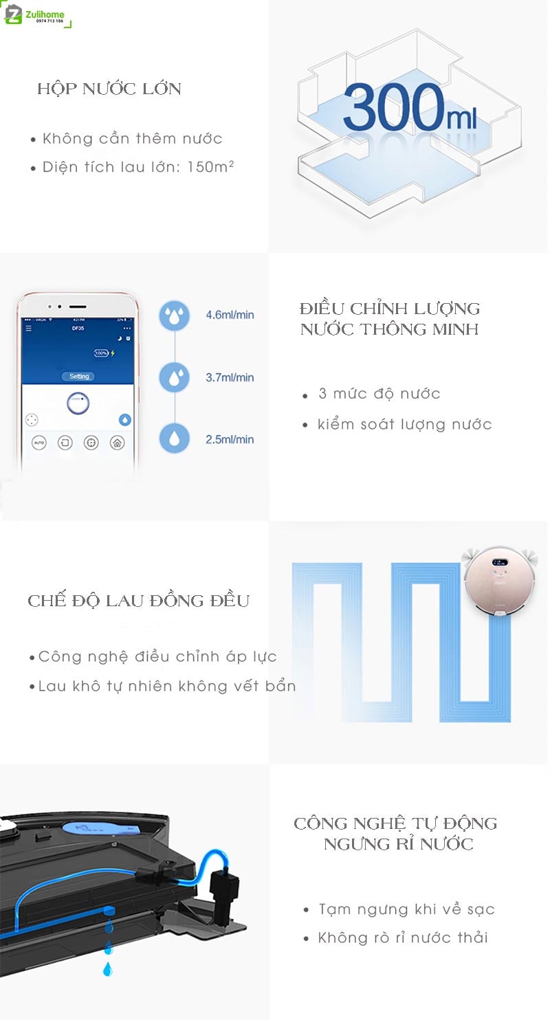 Ecovacs Deebot DF35 3 Ecovacs Deebot DF35 được tích hợp nhiều công nghệ hiện đại