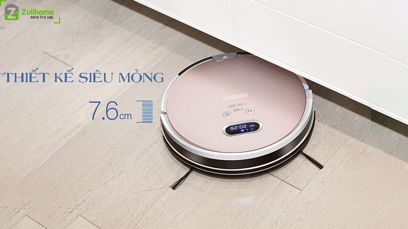 Ecovacs Deebot DF35 10 Ecovacs Deebot DF35 có thiết kế siêu mỏng hiện đại