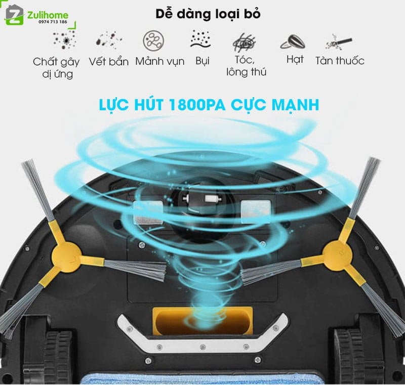 Haier HB-X390G 2 Haier HB X390G | Hệ thống hút và lau đồng thời