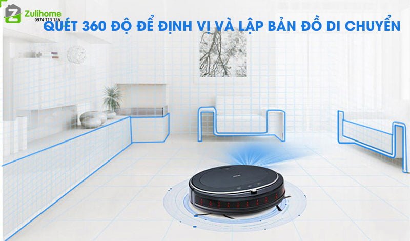 Haier Tab-X570LSC (JD5F0LSC) 6 Haier Tab X570LSC | Quét 360 để định vị và lập bản đồ di chuyển