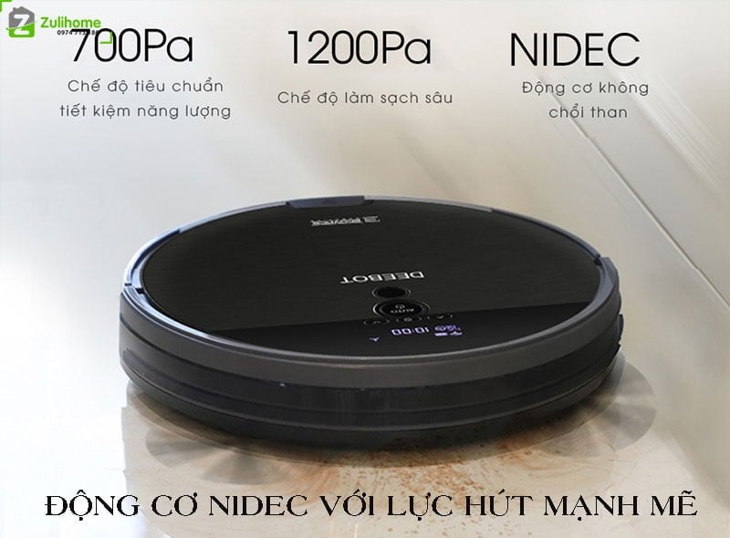 Ecovacs Deebot DF45 2 Ecovacs Deebot DF45 có combo làm sạch sâu