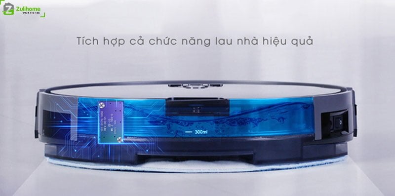 Ecovacs Deebot DF45 4 Ecovacs Deebot DF45 tích hợp chức năng lau nhà hiệu quả