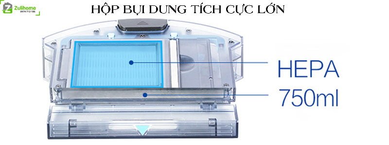 Ecovacs Deebot DF45 3 Ecovacs Deebot DF45 có hộp bụi dung tích lớn