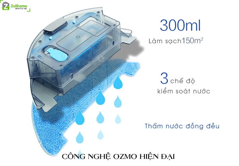 Ecovacs Deebot DK35 (Ozmo Slim 11) 1 Ecovacs Deebot DK35 tích hợp công nghệ Ozmo hiện đại