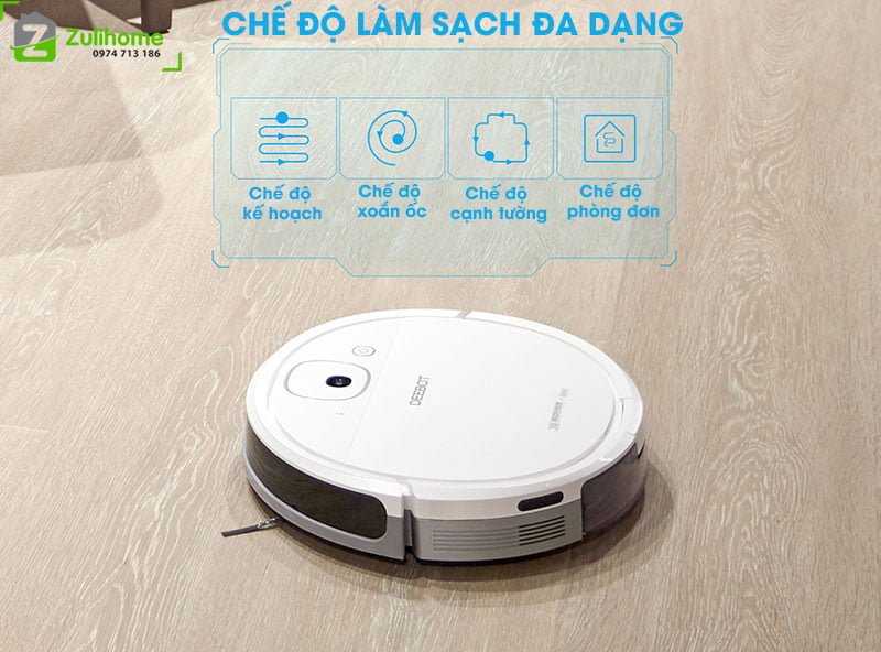 Ecovacs Deebot DJ35 - 3d (Kèm Máy Hút Bụi Cầm Tay) 12 robot hut bui ecovacs deebot dj35 zulihome 7