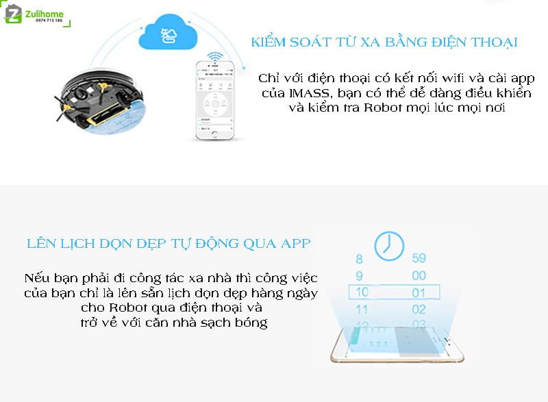 Imass A3W Wifi | Kiểm soát từ xa bằng điện thoại