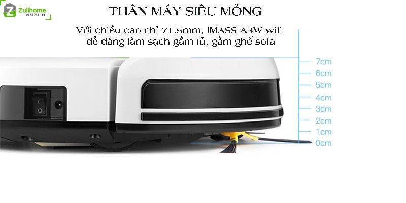 Imass A3W Wifi | Thân máy siêu mỏng