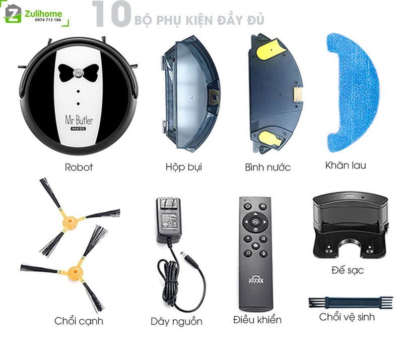 Imass Miss Maid (Probot Nelson A3) 10 Imass A3V | Bộ phụ kiện đầy đủ