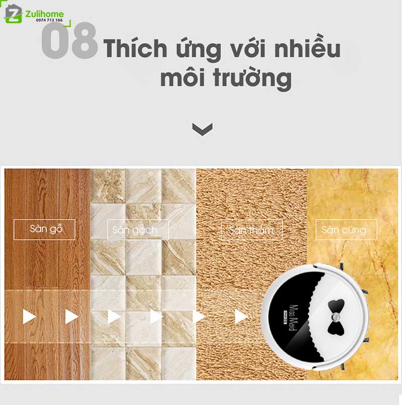 Imass Miss Maid (Probot Nelson A3) 8 Imass A3V | Lau đươc nhiều mặt sàn