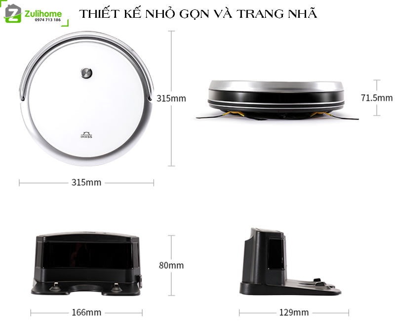 Imass S2 Wifi (Probot Nelson A3) 6 Imass S2 Wifi | Thiết kế nhỏ gọn và trang nhã