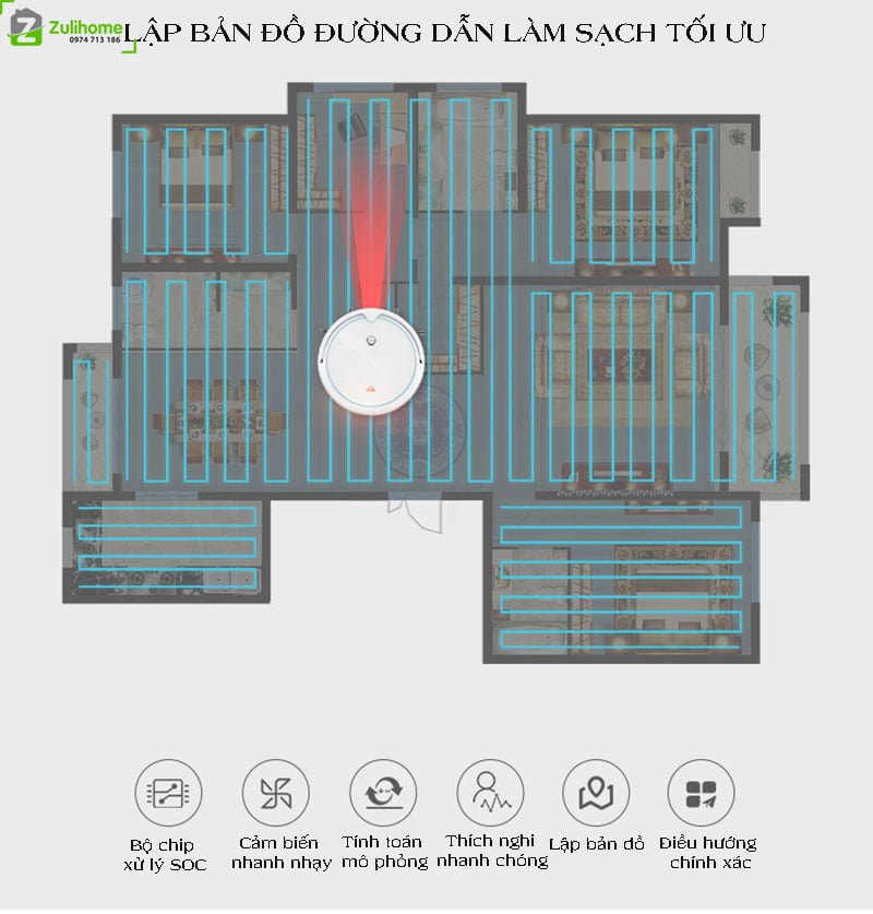 Imass A30 | Lập bản đồ hướng dẫn làm sạch tối ưu