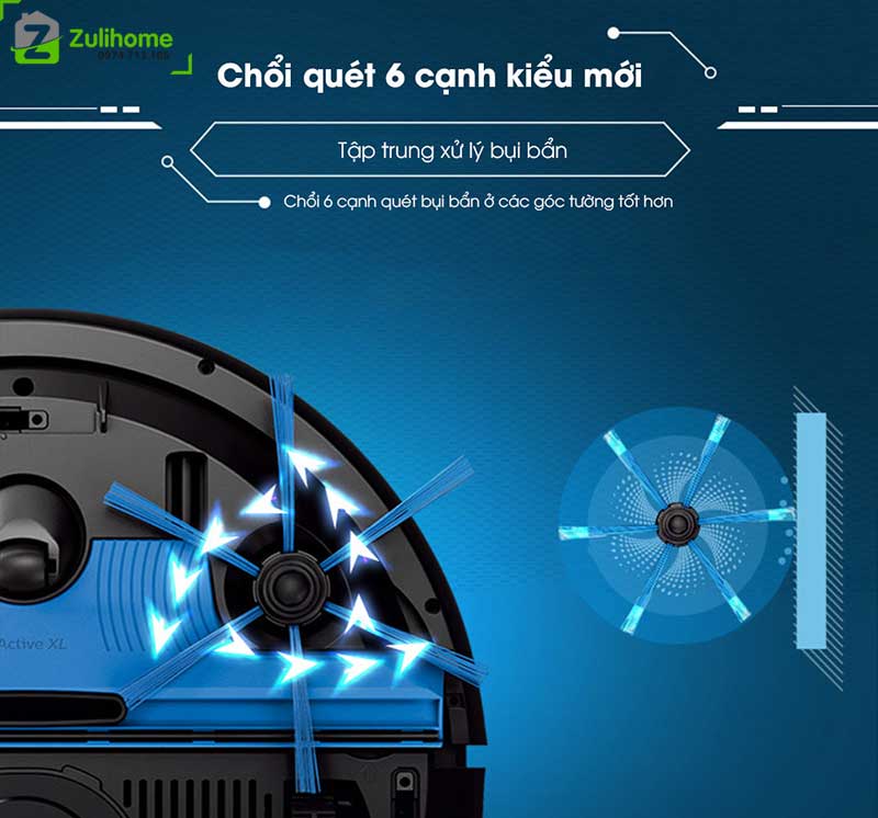 Philips FC8812/82 2 Philips FC8812/82 | Chổi quét 6 cạnh kiểu mới