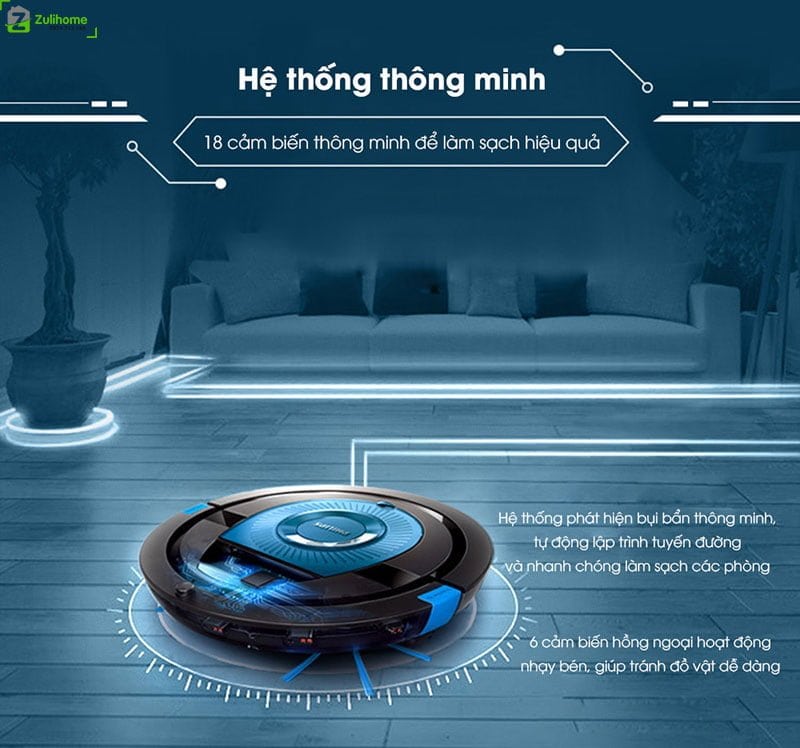 Philips FC8776 SmartPro Compact 5 Philips FC8776 | Hệ thống cảm biến thông minh