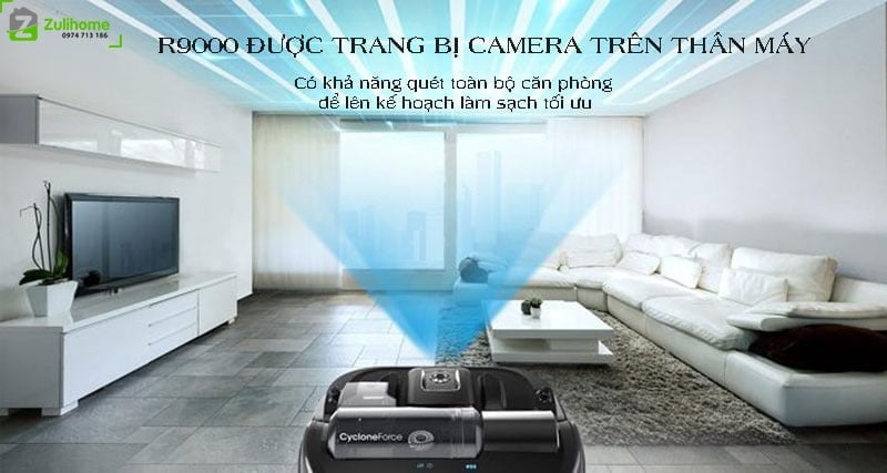 SAMSUNG POWERBOT R9000 2 SAMSUNG POWERBOT R9000 | Camera quét toàn bộ căn phòng