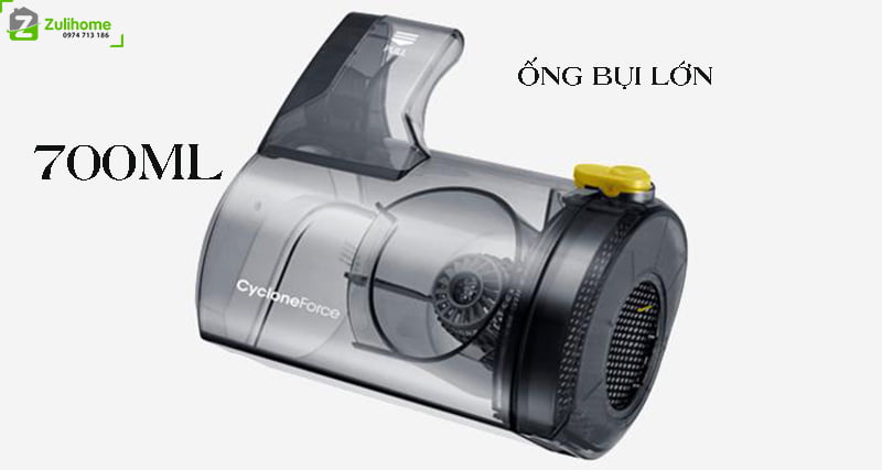 SAMSUNG POWERBOT R9000 6 SAMSUNG POWERBOT R9000 | Ống đựng bụi dung tích lớn