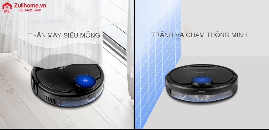 Ecovacs Deebot DG70 12 Ecovacs Deebot DG70 có thiết kế tinh tế và sang trọng