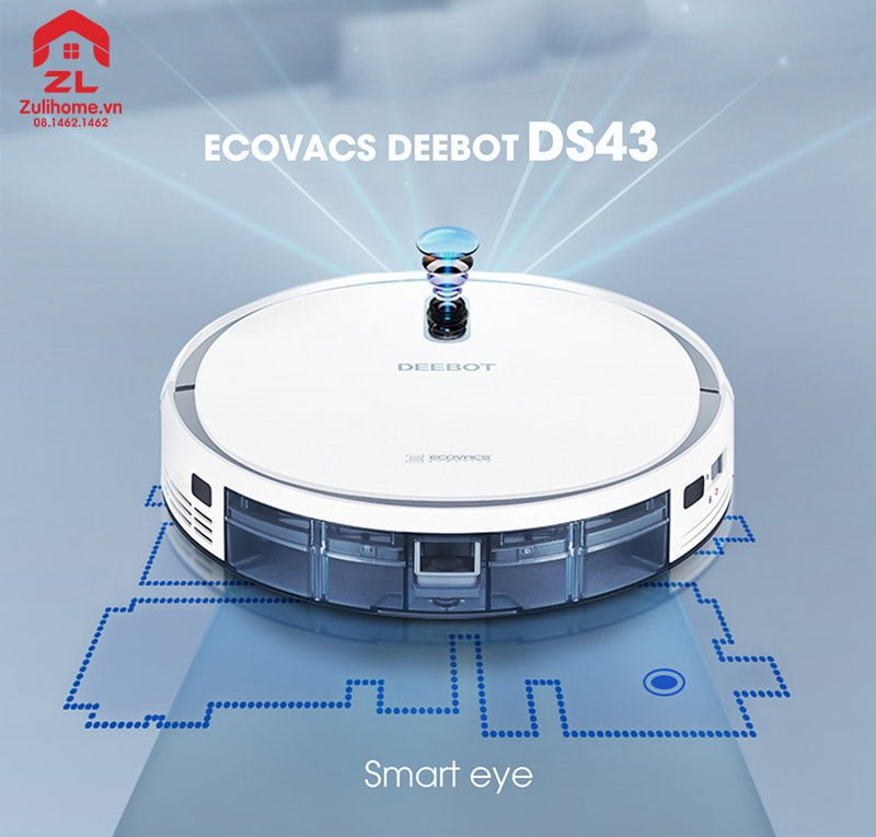 Ecovacs Deebot DS43 2 Ecovacs Deebot DS43 | Điều hướng trực quan bằng mắt camera