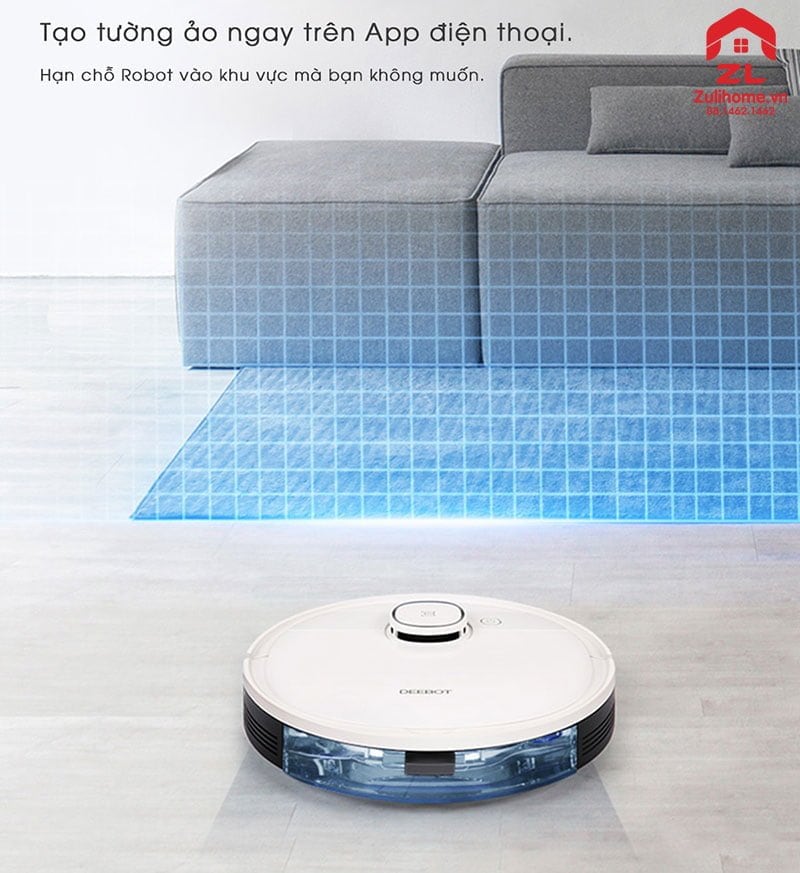 Ecovacs Deebot DX33 (T5 Fun) 4 Ecovacs Deebot DX33 | Tạo tường ảo trên app