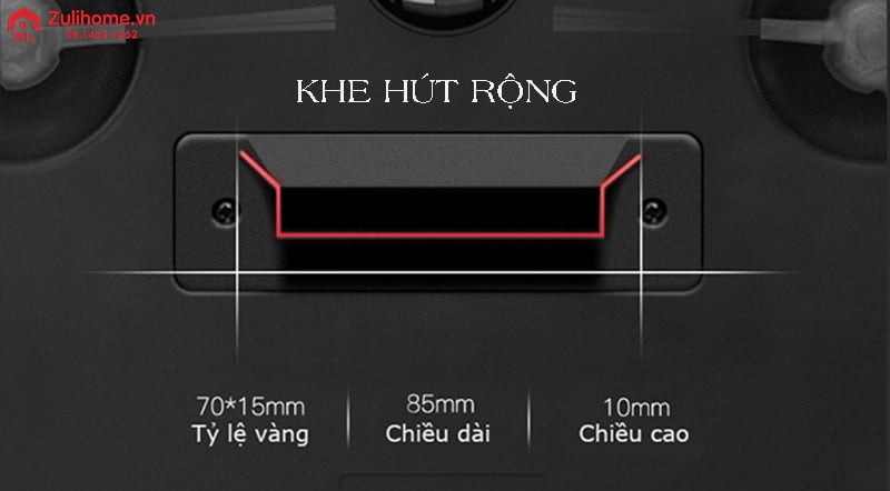 ECOVACS DEEBOT DB35 4 Ecovacs Deebot DB35 với khe hút bụi rộng