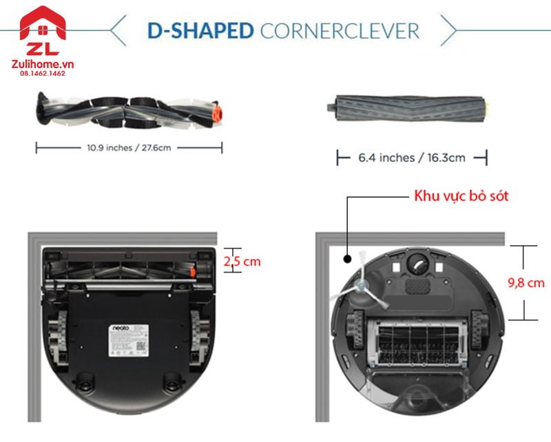 Neato Botvac D4 Connected - PP Chính Hãng 2 Neato Botvac D4 Connected | Thiết kế độc đáo và mới lạ