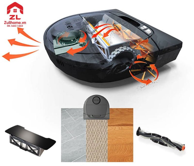 Neato Botvac D4 Connected - PP Chính Hãng 5 Neato Botvac D4 Connected | Công nghệ làm sạch đặc biệt