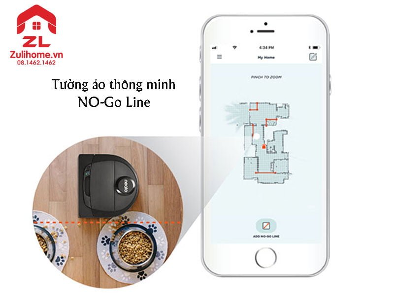 Neato Botvac D6 Connected 6 Neato Botvac D6 Connected | Tường ảo thông minh