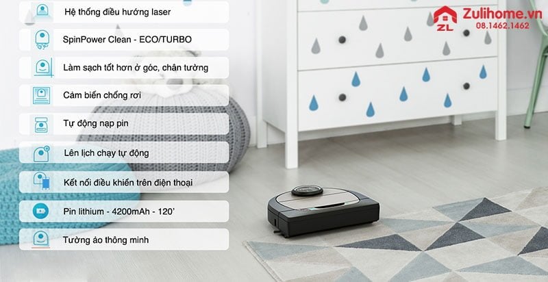 Neato Botvac D7 Connected - Chính Hãng 2 Neato Botvac D7 Connected | Tích hợp nhiều công nghệ hiện đại